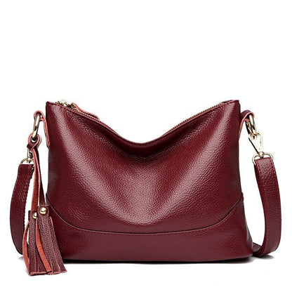 Genuine Leather Shoulder Bag Tote Crossbody Purse Handbag Famous Purses Handbag
