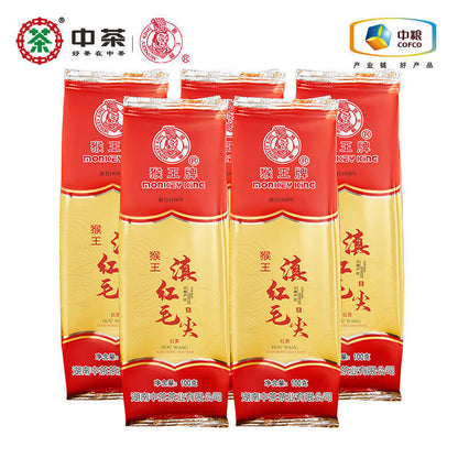 Monkey Brand Black Tea Fengqing DianHong MaoJian Black Tea Bag 100g*5 bags