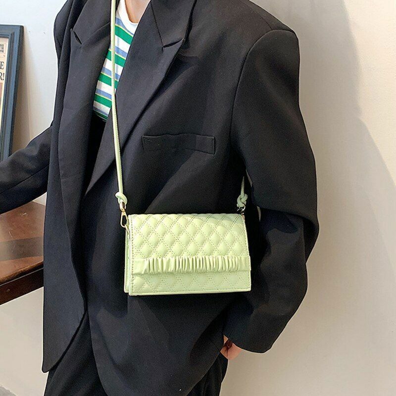 Crossbody Ladies Simple Leather Fashion Soft Evening Female Shoulder Bag Totes