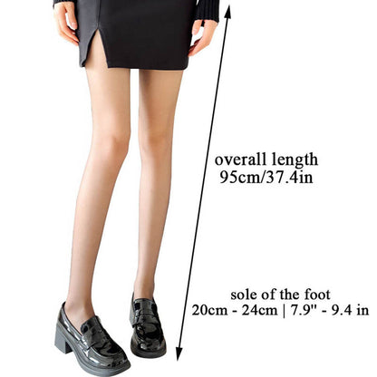 Women's Ultra-thin Pantyhose Seamless Stockings Low-waist Crotchless Pantyhose