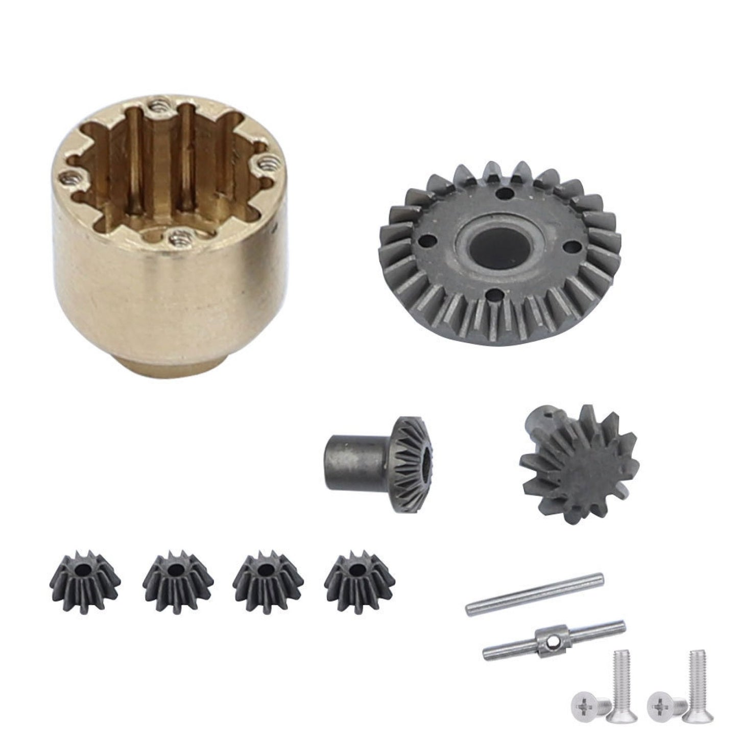 Durable Metal Upgrade Differential Gear Case For FMS 1/24 FCX24 RC Car