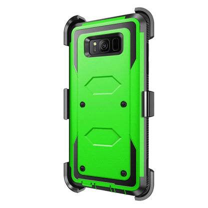 For Samsung Galaxy S8 Plus Rugged Phone Case Cover & Clip Holster + Accessories