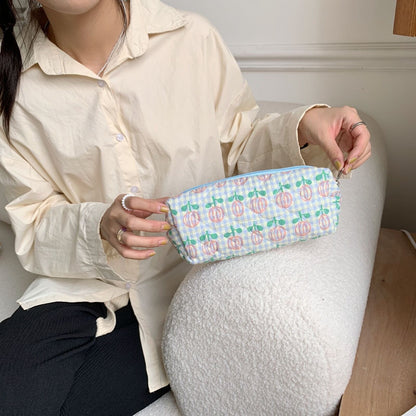 Floral Travel Cosmetic Lipstick Storage Bag Makeup Handbags Wallet Pencil Case