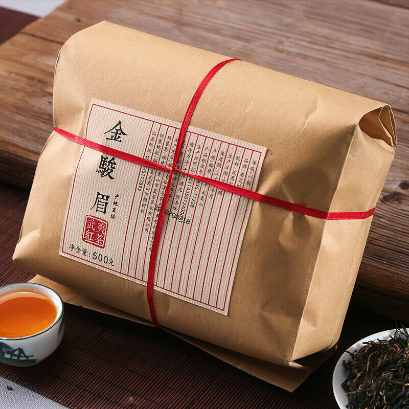 YANZHIYE Brand Jin Jun Mei Golden Eyebrow Wuyi Black Tea 500g Jinjunmei Junmee