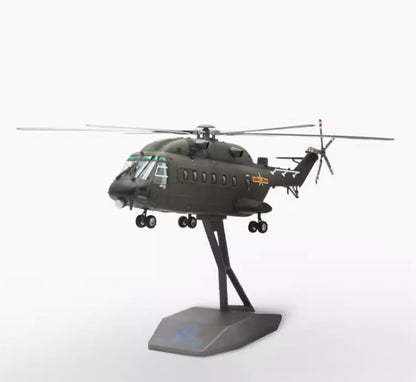 1:55 40CM AVIC Z-8 Attack Helicopter Army Plane Diecast Military Aircraft Model