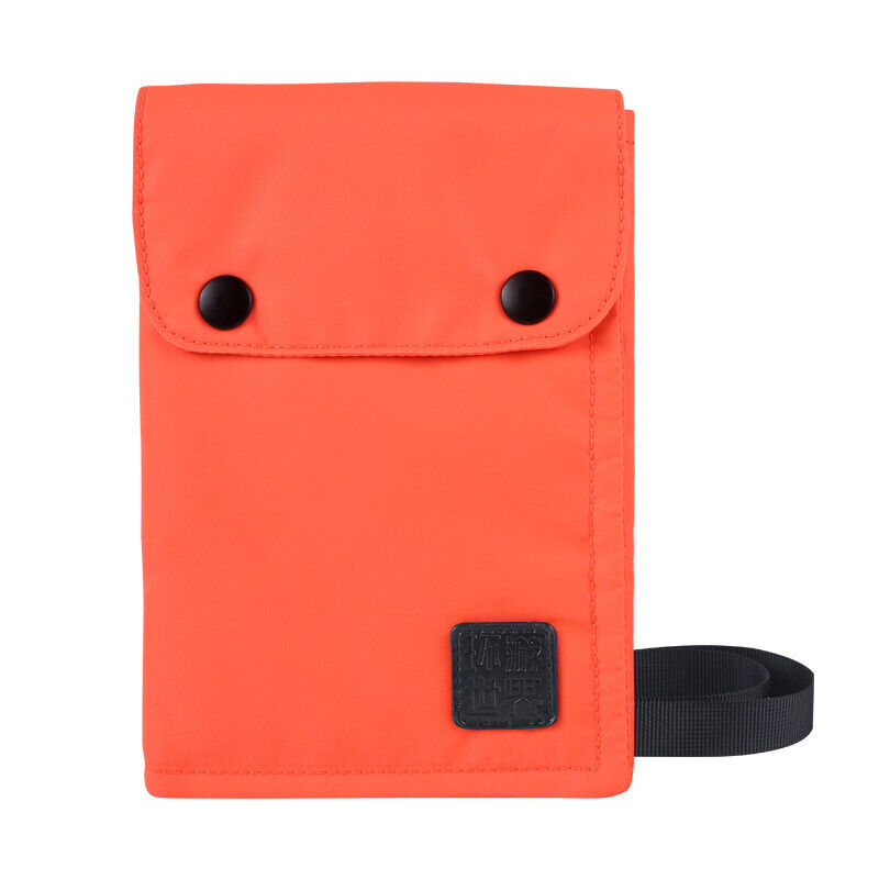 Travel Neck Hanging Passport Bag Pouch Wallet with RFID Blocking Card Holder