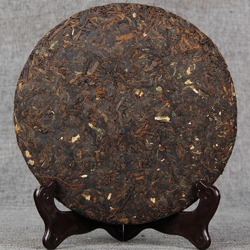 357g Glutinous Rice Fragrant Tea Cake Pu'er Tea High-quality Yunnan Ripe Tea