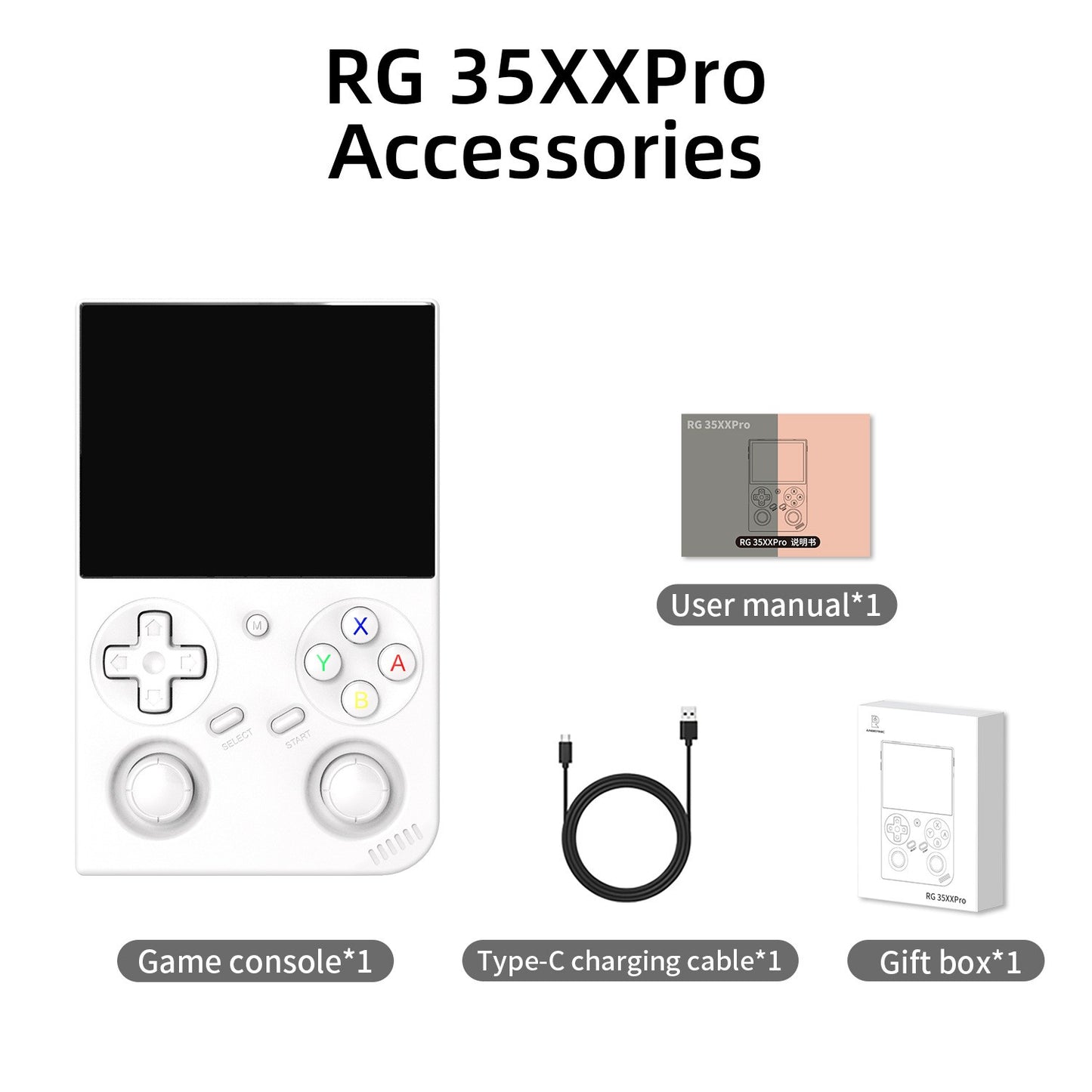 New Upgraded RG 35XXPRO Retro Handheld Game Console, Mini Video Game