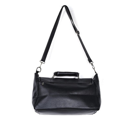 Punk Style Handbag Synthetic Leather Skull Tote Bag Large Shoulder Bag Crossbody