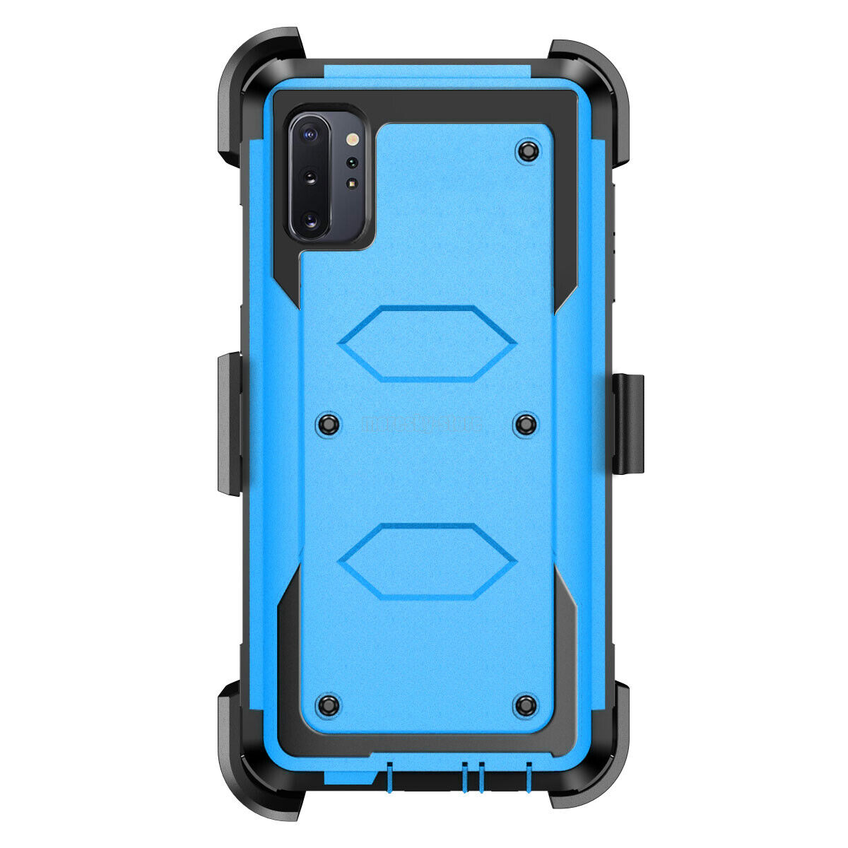For Samsung Galaxy Note10+ Shockproof Case, w Belt Clip Stand Rugged Phone Cover