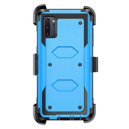For Samsung Galaxy Note10+ Shockproof Case, w Belt Clip Stand Rugged Phone Cover