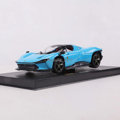 1:43 Ferrari Daytona sp3 2021 Model Car Diecast Metal Collectible Vehicle Blue