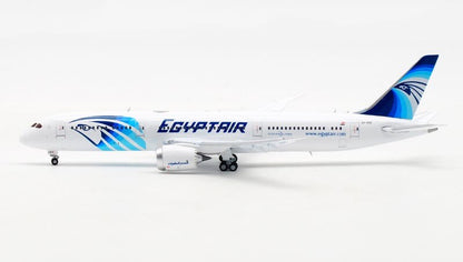 JC Wings EGYPTAIR for BOEING 787-9 SU-GER Flaps Down 1/400 diecast plane model