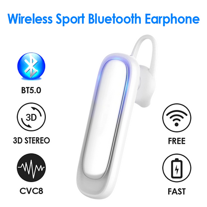 Bluetooth Driving Trucker Headset Earphone Earpiece Noise Cancelling LG12 Single