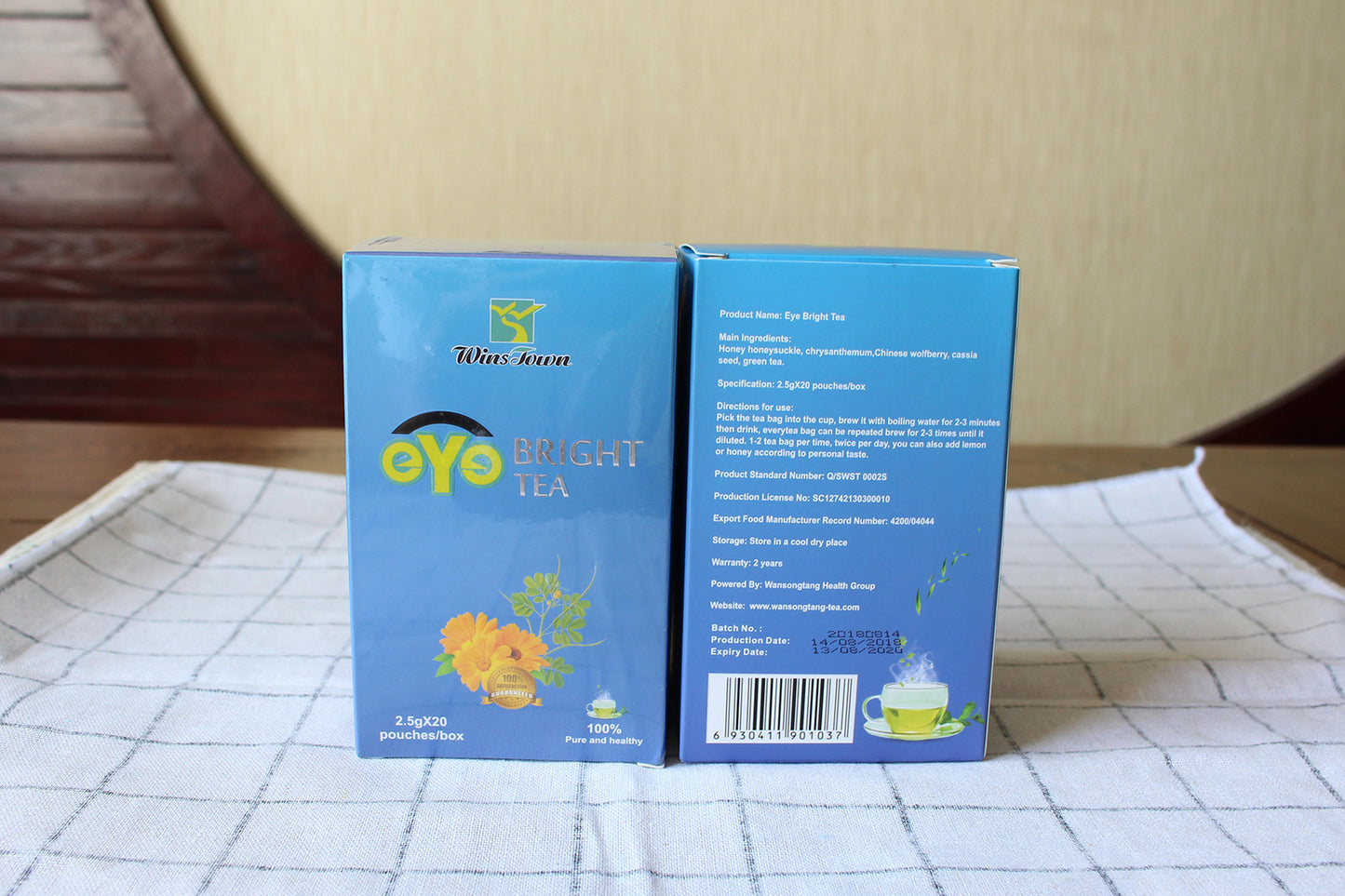 Eye Bright Tea Bags 100% Herbal 50g 2.5g*20 Pouches/Box
