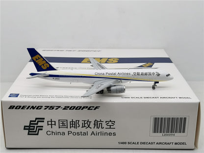 1:400 JC Wings China Postal Airlines B757-200 Airplane Diecast Aircraft Model