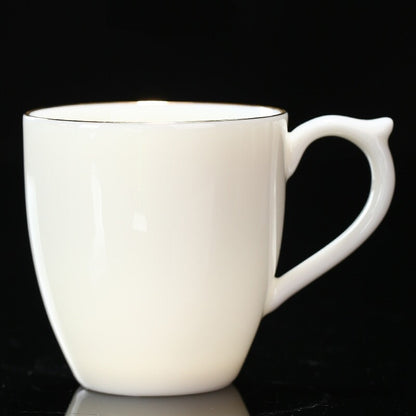 On Sales Porcelain Teacup With Handle Chinese Office Cup Ceramic Butterfly 100ml