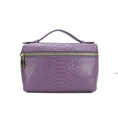Handbag Ostrich Leather Portable Bag Small Square Clutch Bags Purse 19*12*6 CM