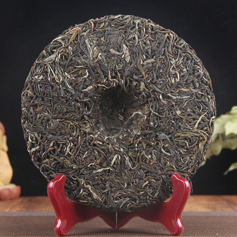 357g Tea Brick Pu'er Tea High Quality Menghai Ancient Tree Pu-erh Green Tea