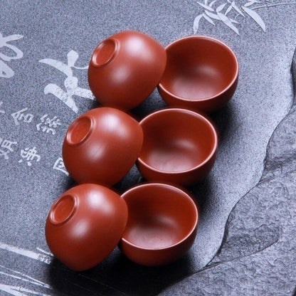 20ml Small Puer Tea Cup Zisha Purple Clay Kungfu Tea Cup Marked Cup Zisha Cups