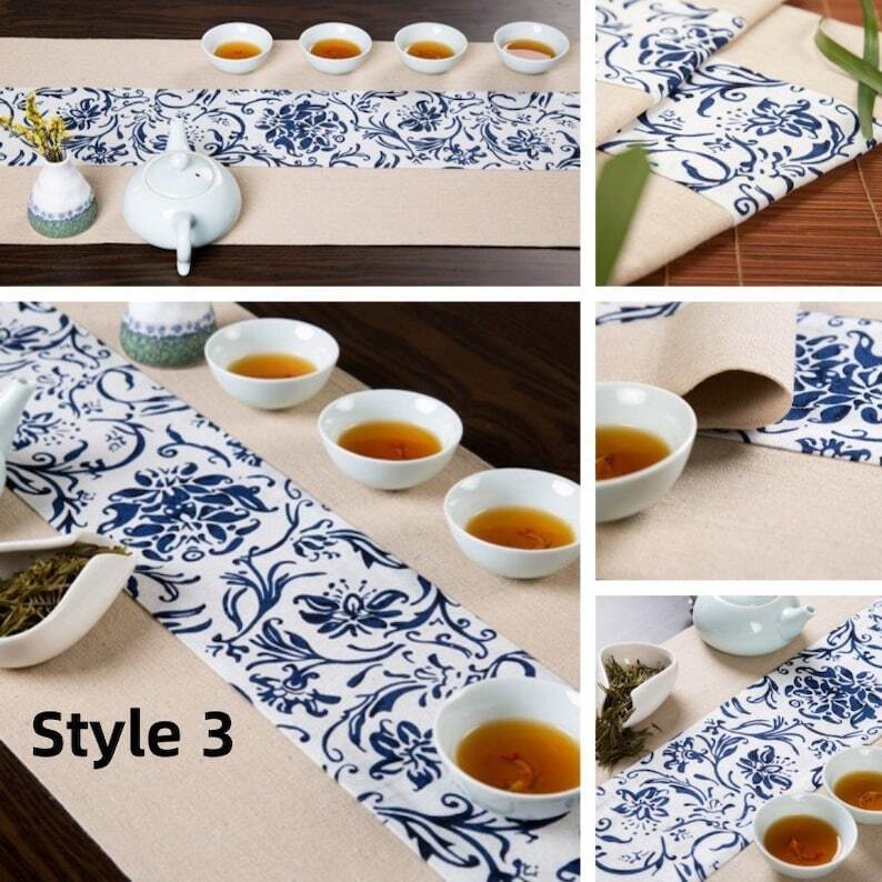 Burlap Table Mat|Tea Mat|Chinese Style Table Mat|Tea Ceremony Accessories