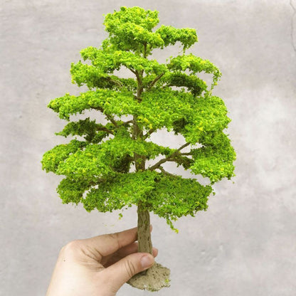 Tree Model 30cm Boutique G Scale Green Wire Military Sand Table Layout Materials