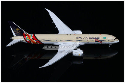 1:400 JC Wings SAUDI BOEING 787-9 Passenger Airplane Flap Down Diecast Model