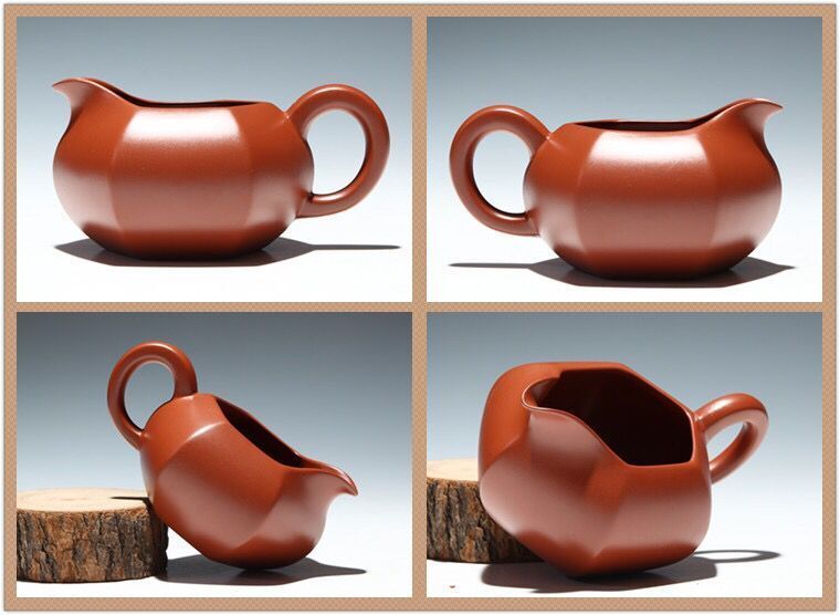 Handmade Yixing Red Clay Zisha Cha Hai Gongfu Tea Serving Pitcher Fair Cup Tea
