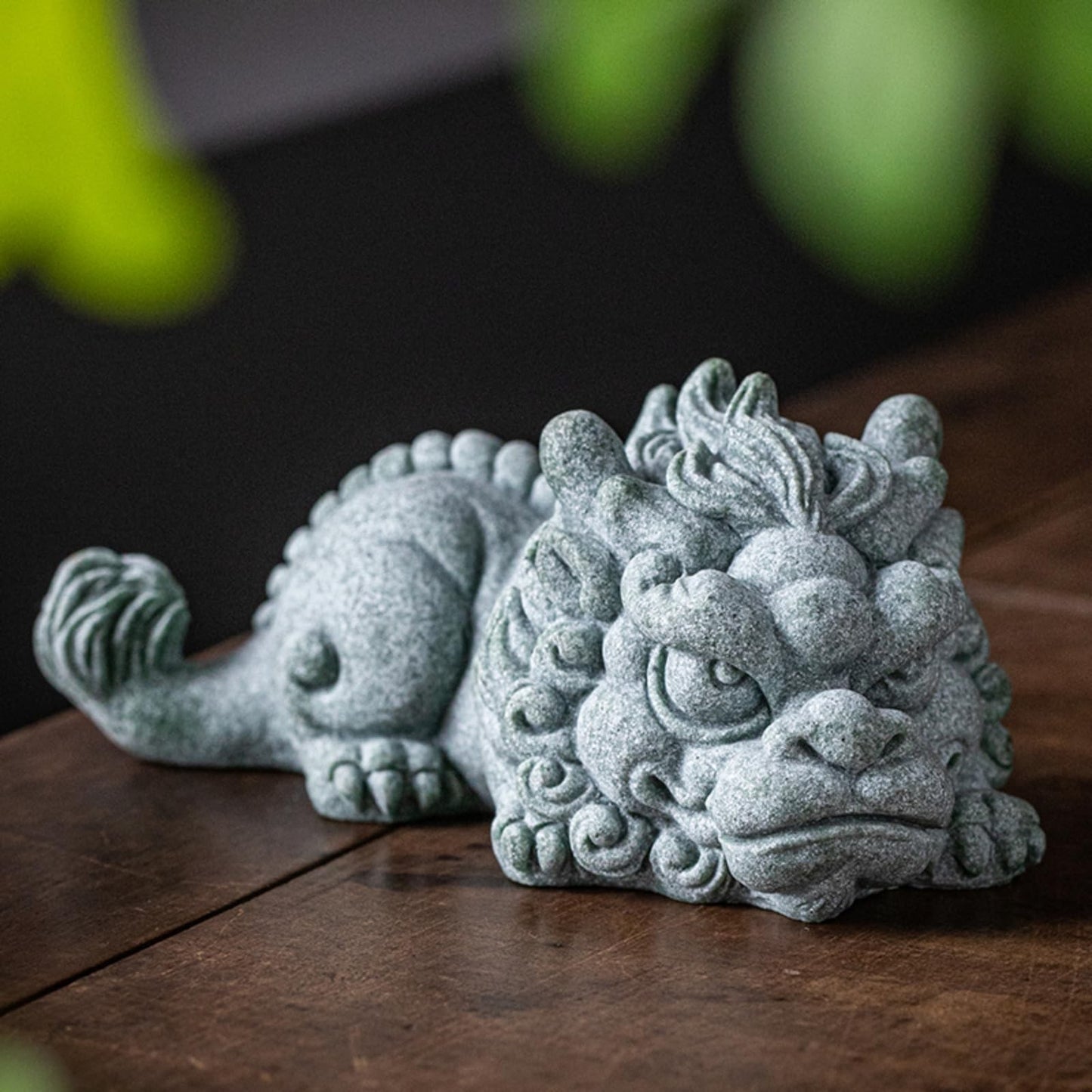 Chinese Pixiu Sandstone Tea Pet 13cm 5.2in Tea Play Kung Fu Tea Set