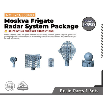 Yao's Studio 1/350 Model Upgrades Parts Moskva Frigate Radar System Package