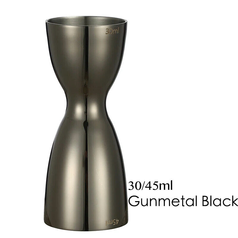 Cocktail Jigger 30ml 45ml Stainless Steel Two Sided Flip Measuring Cup Bar Tools
