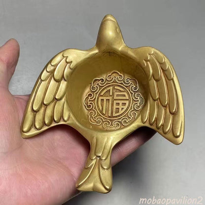 New Bronze Ware Brass Flying Swallow Candlestick Copper Cups Ornaments