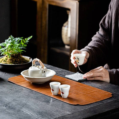 Bamboo Tea Table Runner|Table Runner|Tea Accessories|Home Decor