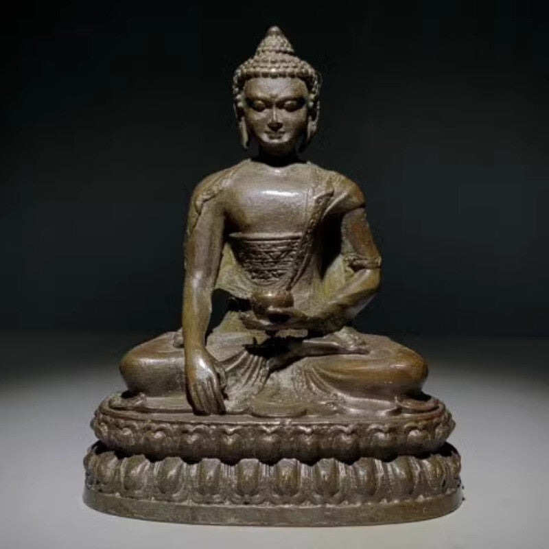 Medicine Buddha Purple Copper Sitting Lotus, Shakyamuni Buddha Statue Collection