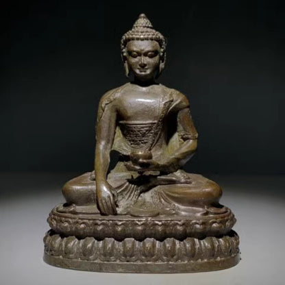 Medicine Buddha Purple Copper Sitting Lotus, Shakyamuni Buddha Statue Collection