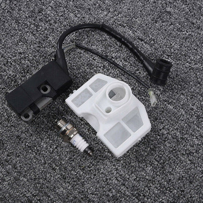 Ignition Coil Air Filter Kit For Chinese Chainsaw 4500 5200 5800 45cc 52cc 58cc