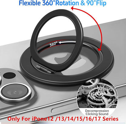 Magnetic Phone Ring Magsafe Phone Grip, Magnetic Cell Phone Stand Holder Finger