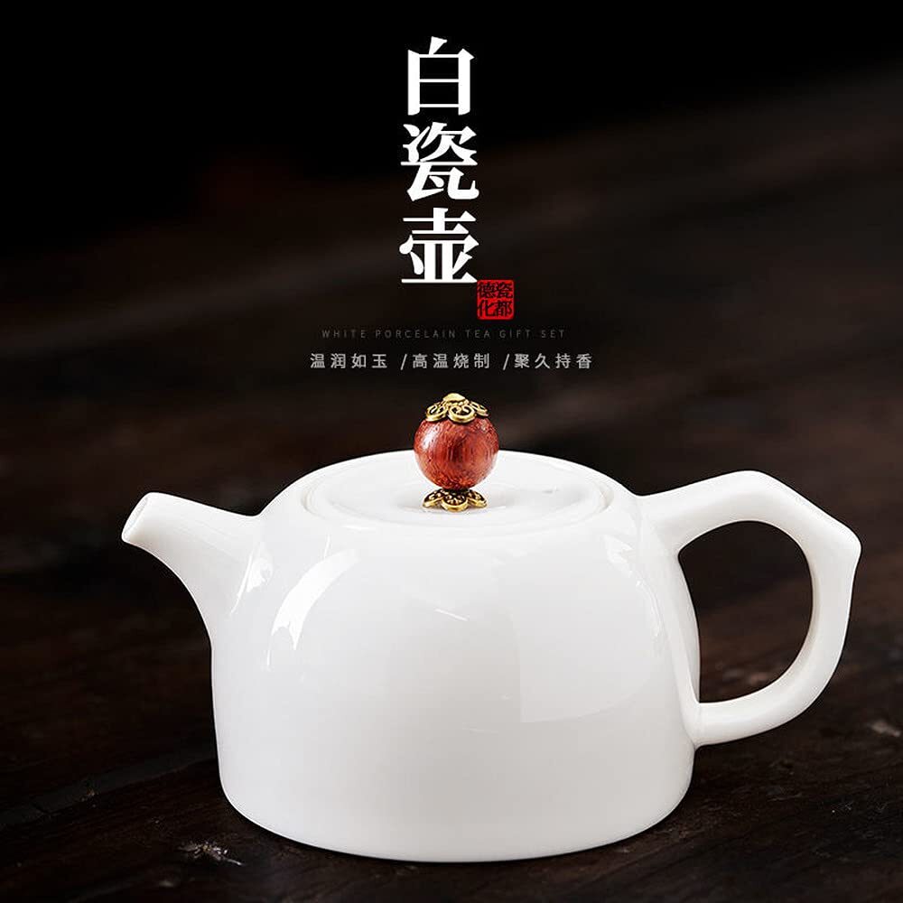 220ml Porcelain Teapot KungFu Tea Set Household Handmade XiShi Pot Filter Kettle