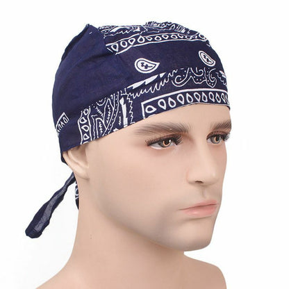 Cycling Head Scarf Quick Dry Bandana Hat Bike Cap Summer Running Riding Cotton