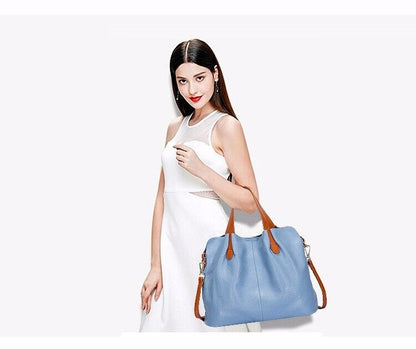 Genuine Leather Women's Bag Handbags Tote Messenger Shoulder Cossbody Bags