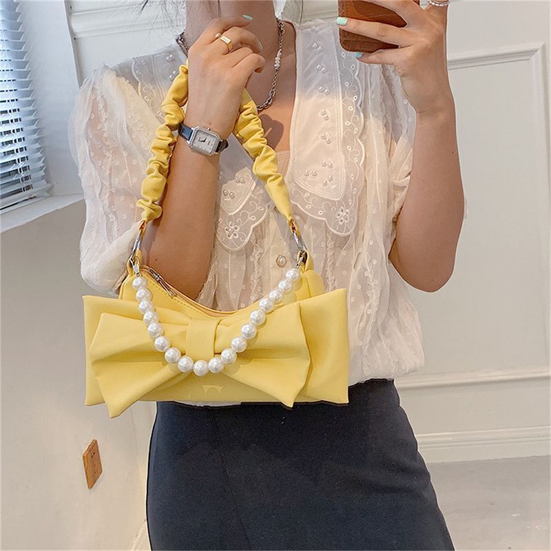 Fashion Bag Summer Pearl Underarm Bags Versatile Shoulder Purse 20*14*6 CM Strap