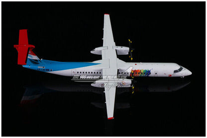 1:200 JC Wings Luxair Bombardier Dash 8 Q400 Passenger Airplane Diecast Model