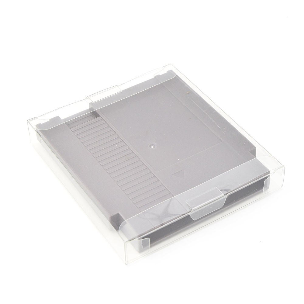 New Sleeves Carts Box Cartridge Protectors Crystal Clear Case For Nintendo NES