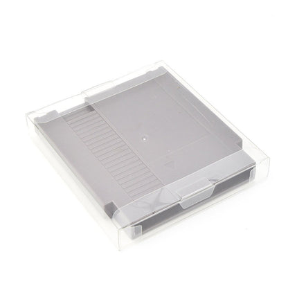 New Sleeves Carts Box Cartridge Protectors Crystal Clear Case For Nintendo NES