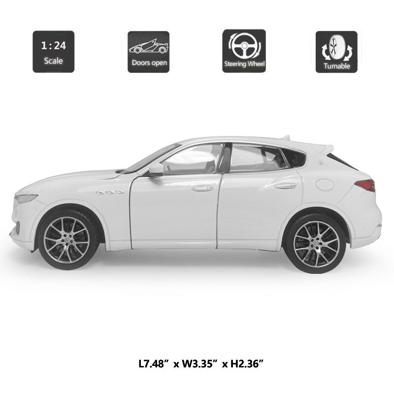 1:24 Maserati Levante Diecast Metal Model Car Gifts for Adults Men Collection