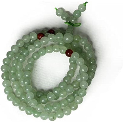 6mm Jade Stone Beads Bracelet Certificate a Link Wrist Elastic Hand String