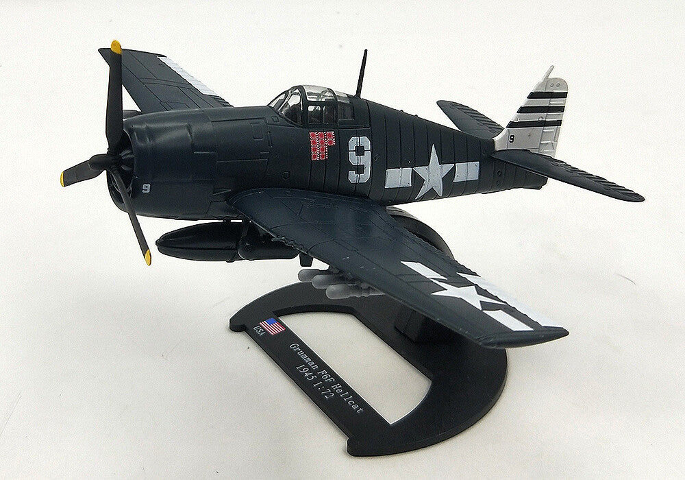 WWII USA F6F Hellcat 1/72 diecast plane model aircraft AVIONES