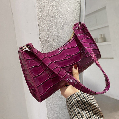 Leather Bag Handbag Shoulder Totes Underarm Top Handle Bags Small Pouch Clutch