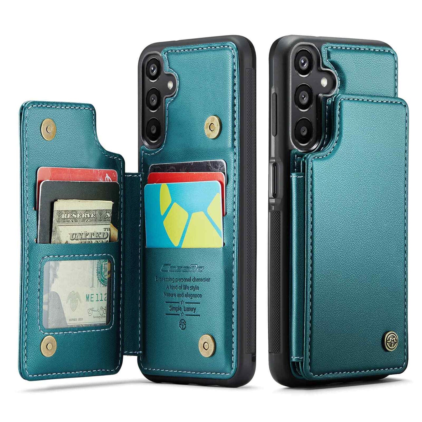 For Samsung Galaxy A16 Wallet Case with Card Holder for Women Men RFID Blocking