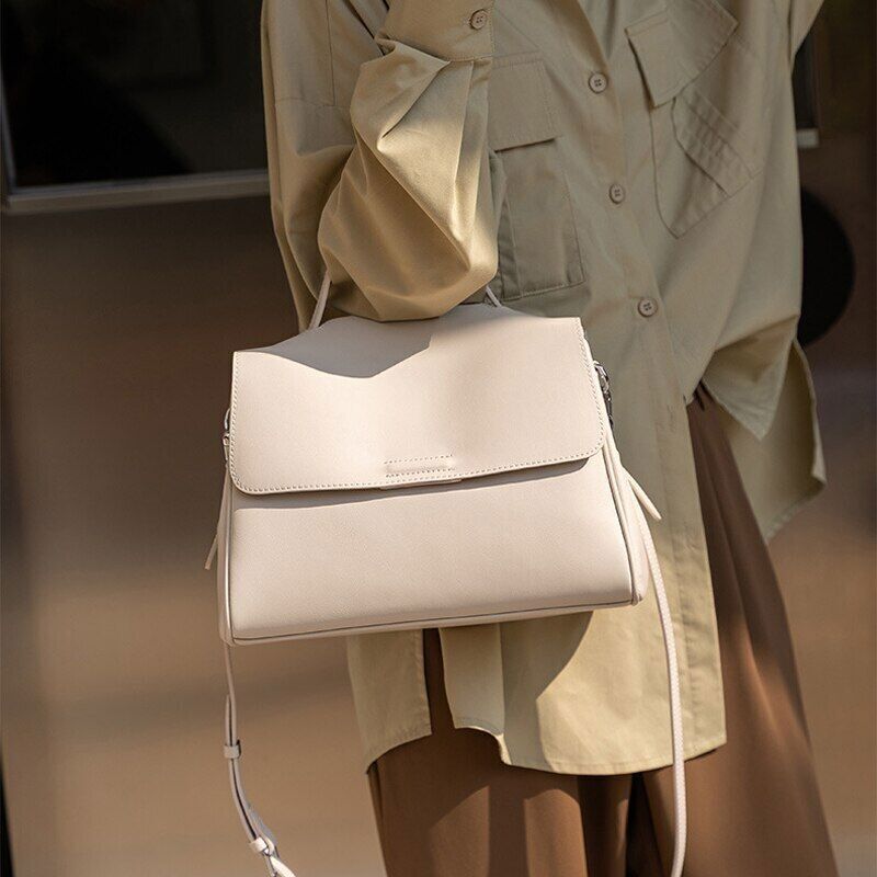 Women Handbag Genuine Leather High Capacity Crossbody Shoulder Bags